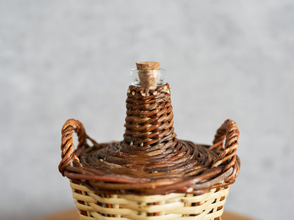 Bottle Basket Mini / Willow × Caña / ESP 610603-1