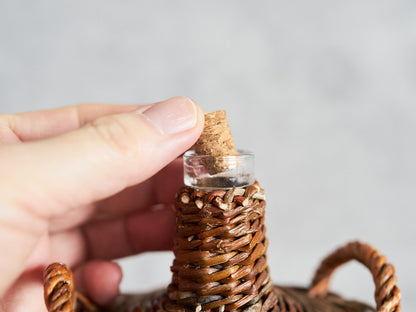 Bottle Basket Mini / Willow × Caña / ESP 610603-1