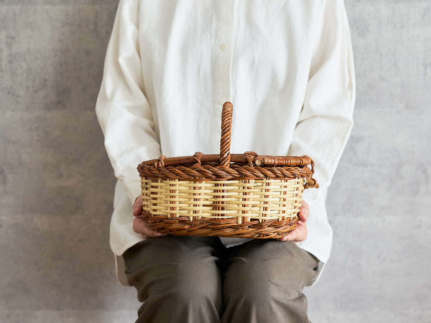 Rabbit Basket Mini / Willow × Caña / ESP 610604-1