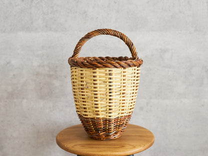 Round Tall Basket / Willow × Caña / ESP 610607-1