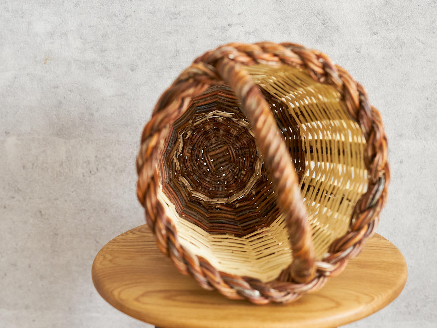 Round Tall Basket / Willow × Caña / ESP 610607-1