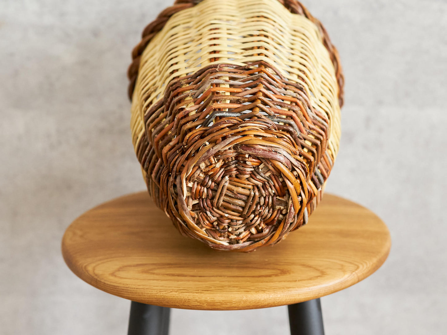 Round Tall Basket / Willow × Caña / ESP 610607-1