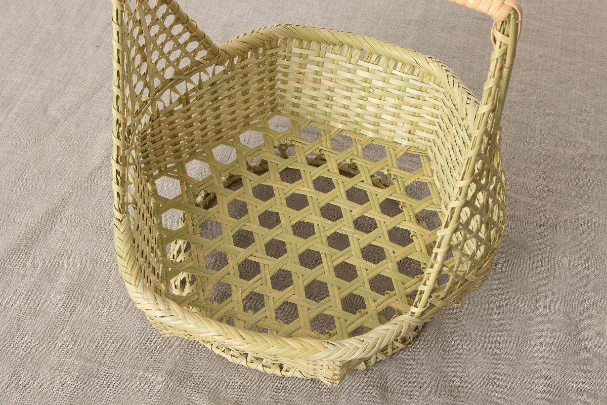 Tōfu Basket with handle S,M, L / Suzu bamboo / Iwate-JPN 210117