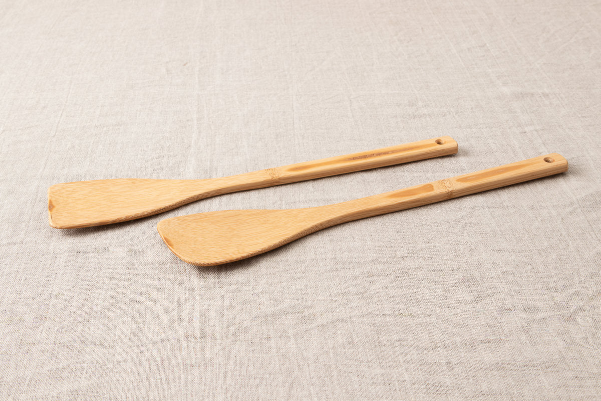 Spatula / Round, Square / Smoked Mōsō bamboo / Kōchi-JPN 321208