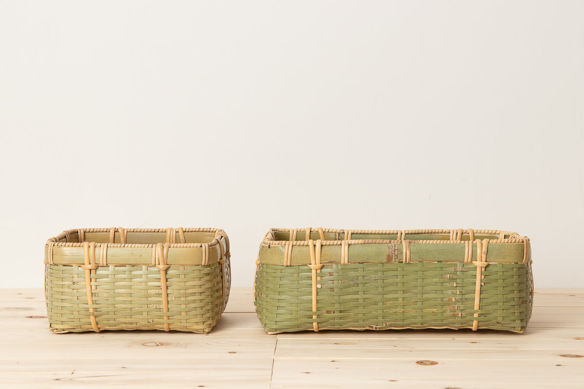 “SUMŌ salt” (storage)basket Square, Rectangle / Madake-bamboo / Ibaraki-JPN 810205