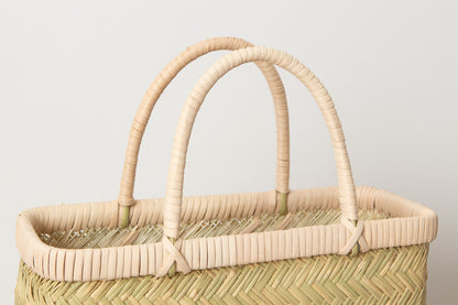 Shopping basket slim / Suzu bamboo / Iwate-JPN 210120-1
