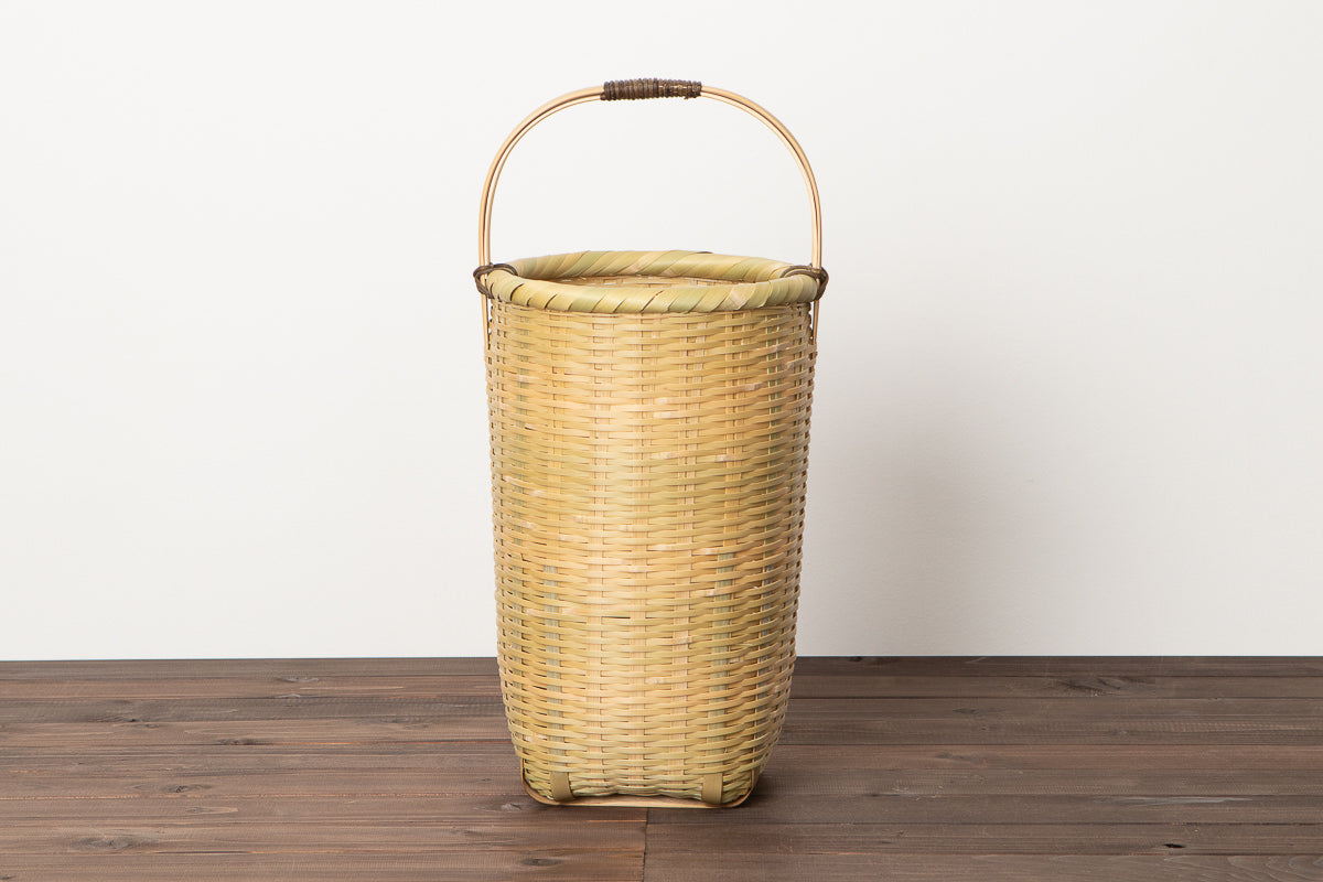 SAKE Bottle basket / Madake bamboo / Ōita-JPN 220614-1