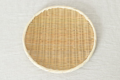 Round plate “Maru-Bon” smaller 5sizes / Bamboo / Nīgata-JPN 650101