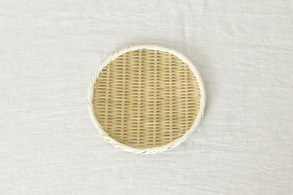 Round plate “Maru-Bon” smaller 5sizes / Bamboo / Nīgata-JPN 650101