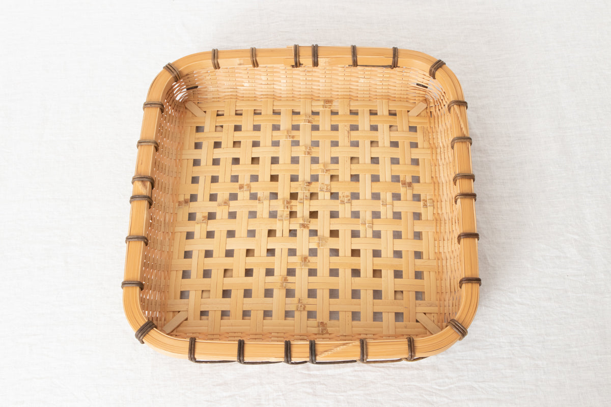 Square tray 50cm(19.69") / Madake bamboo / Ōita-JPN 220617-2