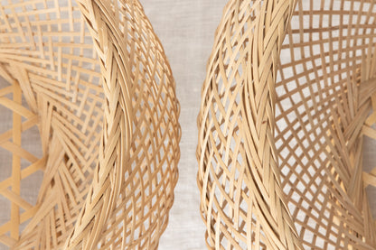 Fabric basket “ŪBāra” M・L 2sizes / Hōrai Bamboo / Okinawa-JPN 430503