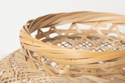 Fabric basket “ŪBāra” M・L 2sizes / Hōrai Bamboo / Okinawa-JPN 430503