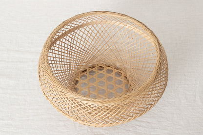 Fabric basket “ŪBāra” M・L 2sizes / Hōrai Bamboo / Okinawa-JPN 430503