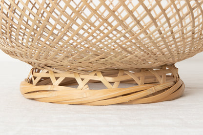 Fabric basket “ŪBāra” M・L 2sizes / Hōrai Bamboo / Okinawa-JPN 430503