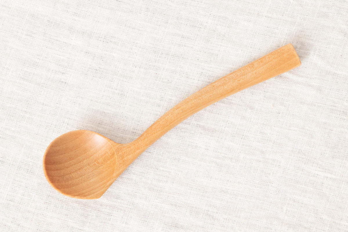 Spoon “Symmetry” [ for Right handed, Left handed ] / Japanese cherry birch / Ōita-JPN 211149