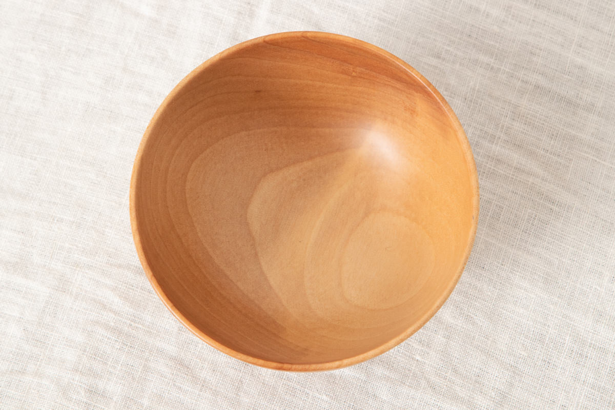 Soup bowl small / Japanese cherry birch / Ōita-JPN 211150-1