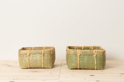 “SUMŌ salt” (storage)basket Square, Rectangle / Madake-bamboo / Ibaraki-JPN 810205